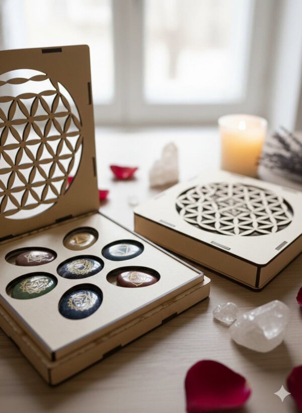 coffret fleur de vie & 7 chakras coffret fleur de vie & 7 chakras
