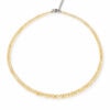 collier facetté en citrine