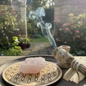 quartz rose brut paix intérieure & harmonie du coeur