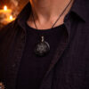 pendentif métatron en obsidienne noire pendentif métatron en obsidienne noire