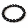 bracelet en obsidienne noire 8 mm