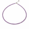 collier améthyste facettée sérénité et protection