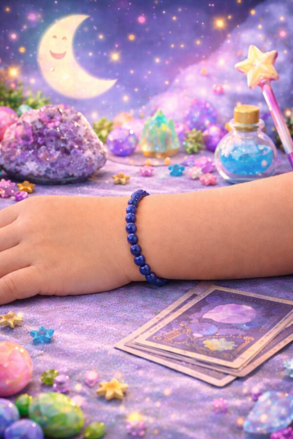 bracelet enfant sodalite 4 mm – concentration et confiance
