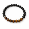 bracelet pierre de lave & œil de tigre – protection et énergie bracelet pierre de lave & œil de tigre – protection et énergie