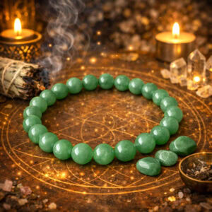 bracelet en aventurine verte chance & opportunités