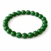 bracelet jade vert 8 mm pierre de chance , harmonie et abondance