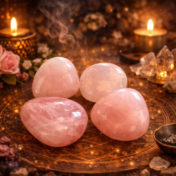 pierre roulée quartz rose