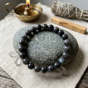 bracelet en larvikite 8 mm