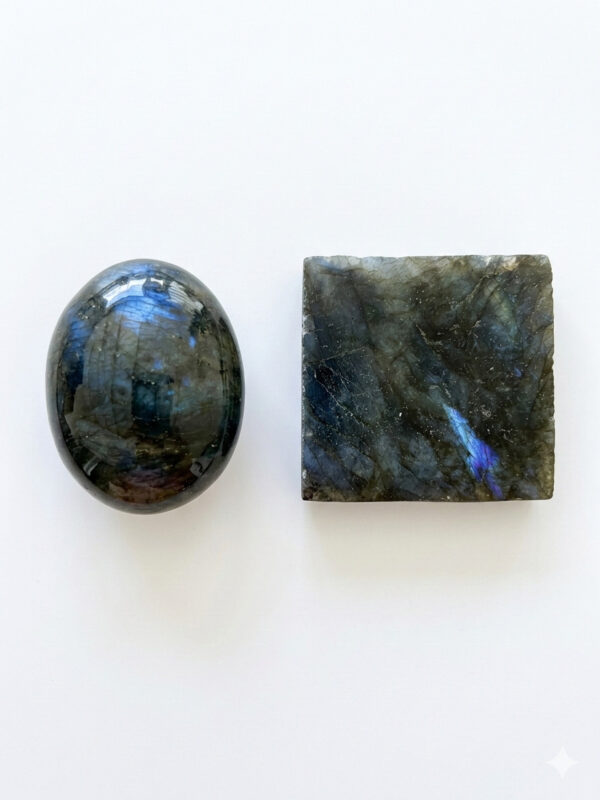 labradorite qualité extra – galet ou bloc face polie labradorite qualité extra – galet ou bloc face polie