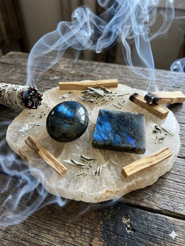 labradorite qualité extra – galet ou bloc face polie labradorite qualité extra – galet ou bloc face polie