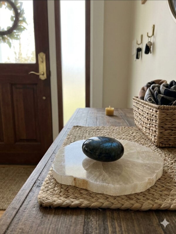 labradorite qualité extra – galet ou bloc face polie labradorite qualité extra – galet ou bloc face polie