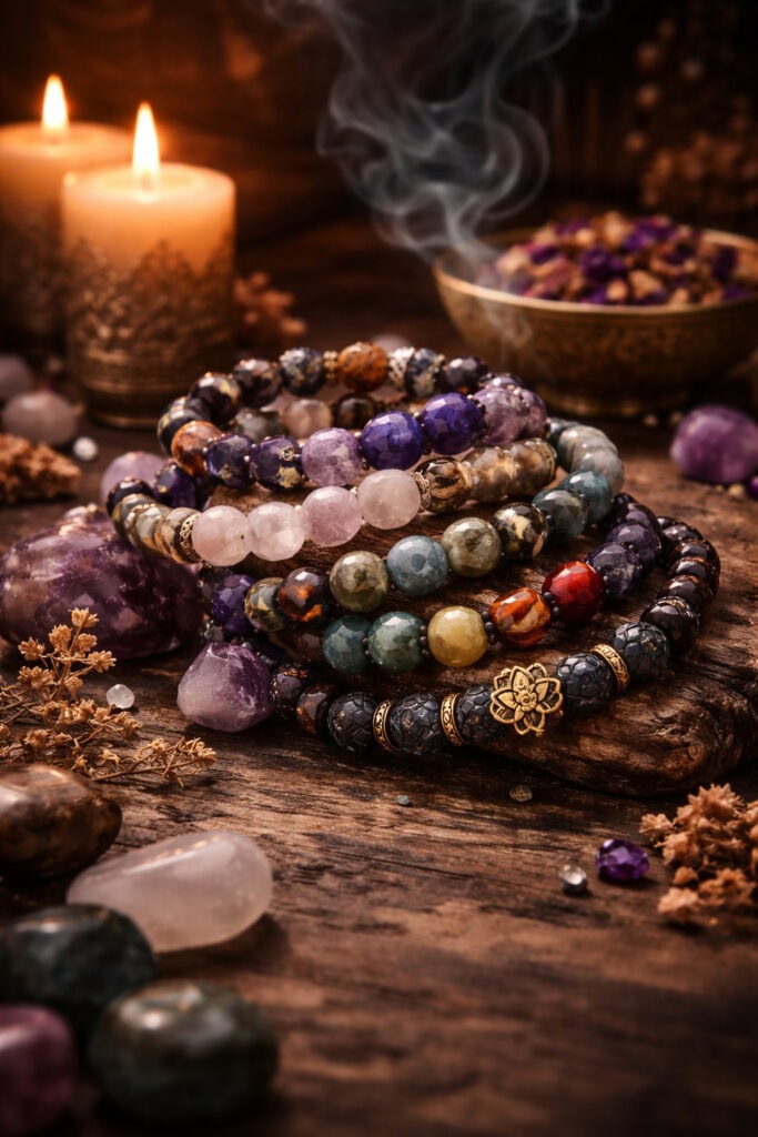 bracelets pierres naturelles bijoux spirituels luxe