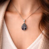 pendentif arbre de vie améthyste