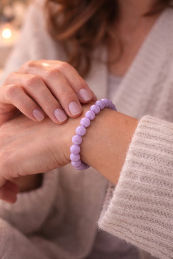 🧘 lépidolite : le bracelet de la sérénité et du lâcher prise