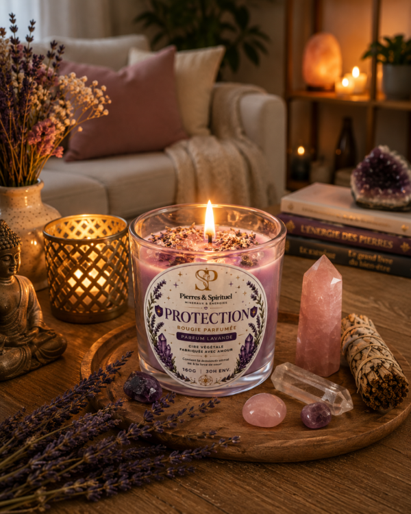 24EB8EA9-A7BF-4EC2-A85F-9DBEFC15644C Bougie Protection à la Lavande – Améthyste & Labradorite