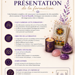 Formation devenir Tarologue ( PDF + Certificat de réussite ) – Image 2