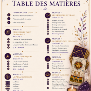 Formation devenir Tarologue ( PDF + Certificat de réussite ) – Image 3